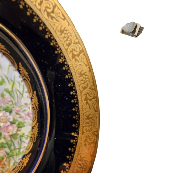 Vintage (1990s) Limoges Casteles porcelain decorative plate - Picture 3 of 6